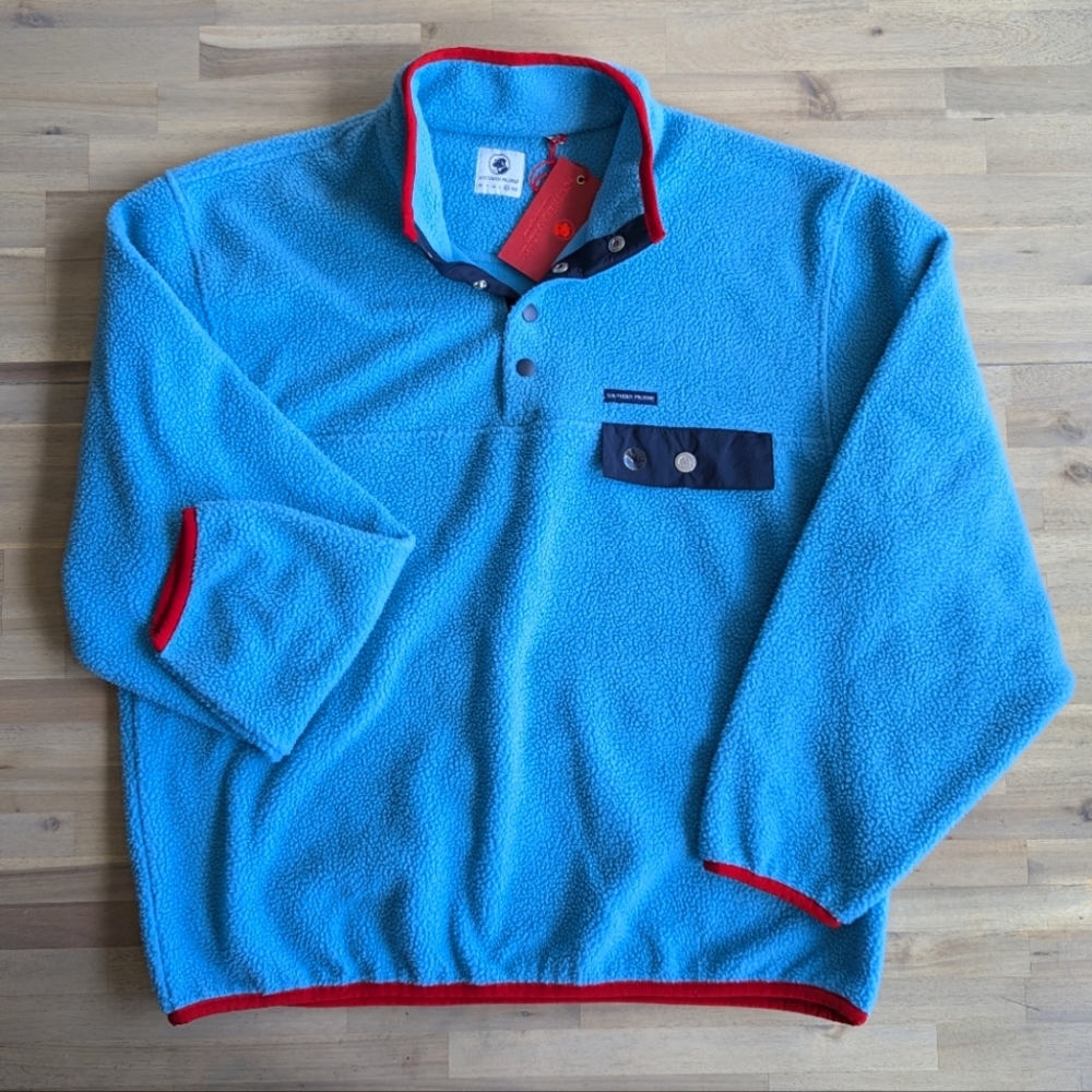 Southern Proper All Prep Pullover in Retro Blue‎ NWT